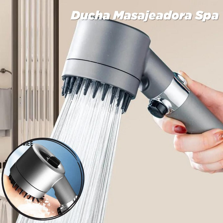 🔥 Cabezal de Ducha Masajeadora Spa | Alta Presión y Relajación