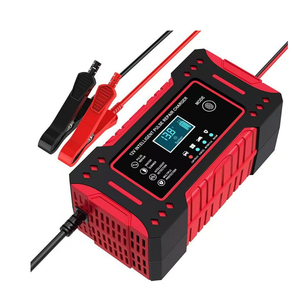 Cargador Reparador Inteligente 12V para Baterías de Auto