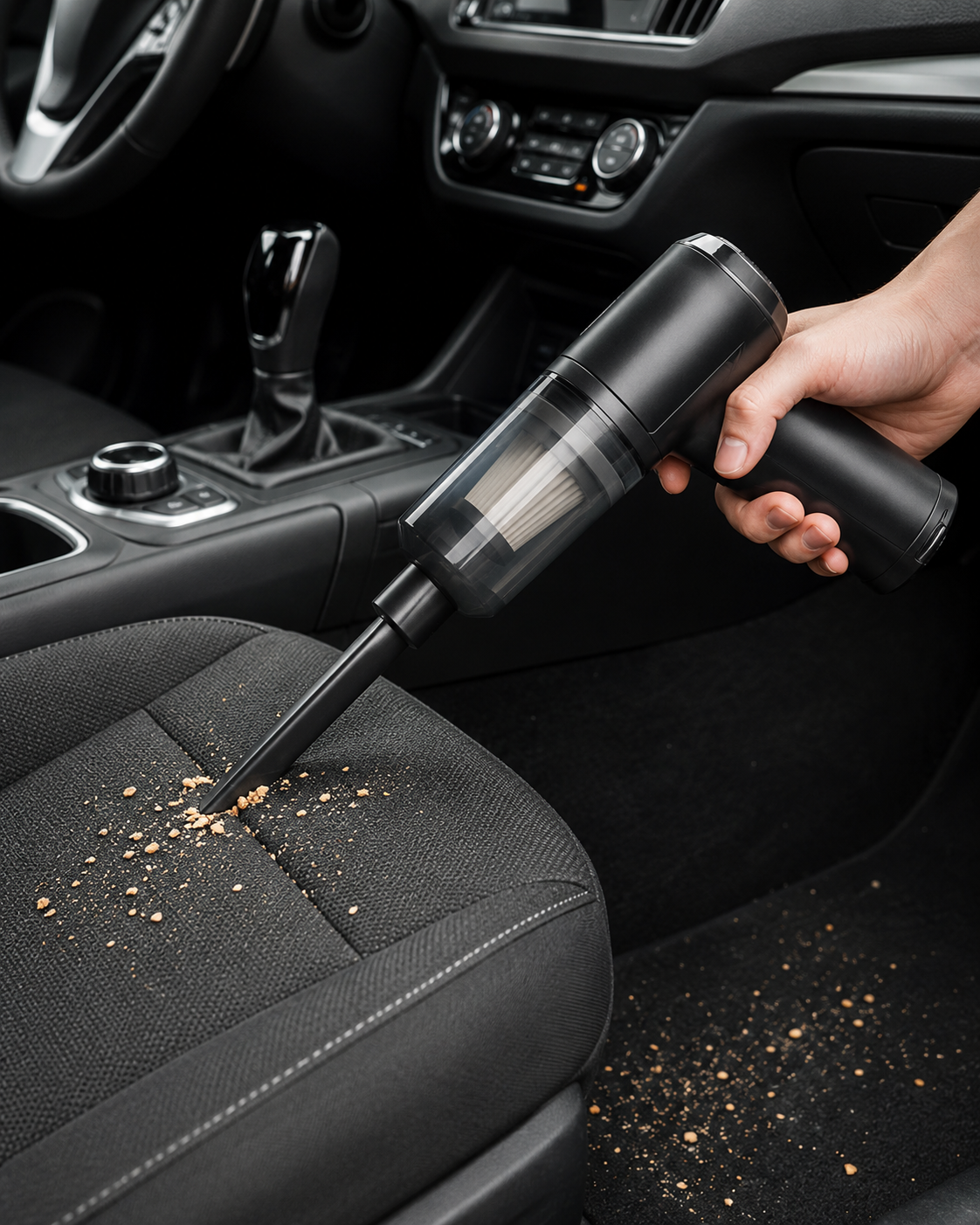 Mini Aspiradora Inalámbrica Portátil para Auto y Hogar